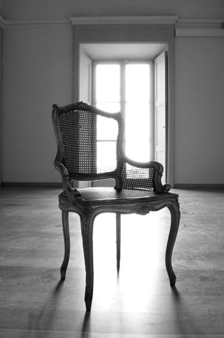 Four mediums – sixty empty chairs